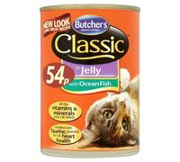 BUTCHER'S Classic in Jelly with Ocean Fish 400g Cat Food Case of 12