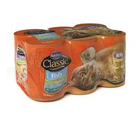 Butcher's Classic Mixed Variety Fish and Meat Chunks in Jelly Cat Food Tins, 9.6kg (24 x 400g)