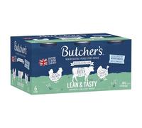 Butcher's Lean and Tasty Low Fat Dog Food Tins - 6 x 390g