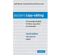 Butcher's Copy-editing