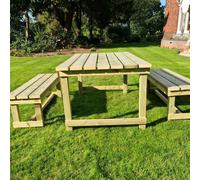 Butchers Garden Picnic Table by Croft - 6 Seats