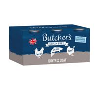 Butcher's Joints & Coat Wet Dog Food Tin Cans Variety Pack, 9.36 kg (24 x 390 g)