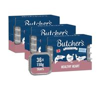 Butcher's Healthy Heart Wet Dog Food Trays 3 x 12 x 150 g