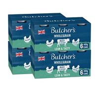 BUTCHER'S Lean and Tasty Low Fat Recipes Wet Dog Food Tin Cans Variety pack, 9.6kg (24 x 400g)