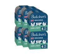 Butcher's Lean and Tasty Low Fat Recipes Wet Dog Food Trays Variety pack, 24 x 150g