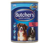 Butcher's Made with Beef and Liver in Jelly 400g (Pack of 12)