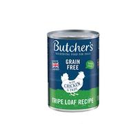 Butcher's Tripe Loaf Adult Dog Food Cans - Tripe and Chicken Loaf - 12 x 400g Cans
