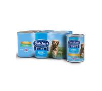 Butchers Puppy Meaty Chunks in Jelly Tins healthy start in life 6x400g