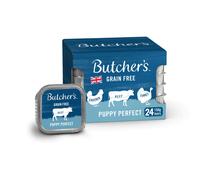 Butcher's Puppy Perfect Wet Dog Food Trays - 24 x 150g