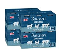 BUTCHER'S Puppy Wet Dog Food Tin Cans Grain Free 9.6kg (24 x 400g)