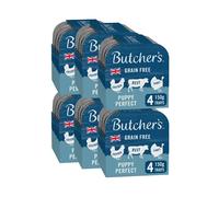 BUTCHER'S Puppy Wet Dog Food Trays Grain Free 3.6kg (24 x 150g)