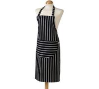 Butchers Stripe Navy Large Apron, 101 x 88 cm