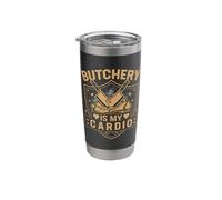 Butchery is My Cardio Stainless Steel Insulated Tumbler