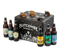 Butcombe Brewery 12 Days of Christmas, Advent Calendar Beer Case, 12 x 500ml Bottles, Includes Original, Gold, Rare Breed Pale Ale, Tall Tales, Goram IPA and Goram Zero, Vegan Friendly
