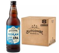 Butcombe Brewery, Goram IPA Beer Bottles, Vegan Friendly, Fruit, Citrus and Bitter Notes, 8 x 500ml