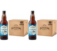 Butcombe Brewery, Goram IPA Beer Bottles, Vegan Friendly, Fruit, Citrus and Bitter Notes, 8 x 500ml (Pack of 2)
