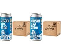 Butcombe Brewery, Goram IPA Zero Alcohol-Free Cans, Vegan Friendly, Stone Fruit, Citrus, and Bitter Notes, 12 x 440ml (Pack of 2)