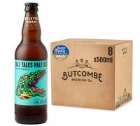 Butcombe Brewery, Tall Tales Pale Ale Beer Bottles, Vegan Friendly, Notes of Grapefruit, Pineapple and Lemon, 8 x 500ml