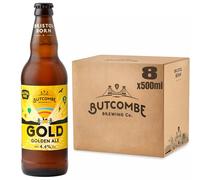 Butcombe Brewing Co. Gold Golden Ale 4.4% Beer, 8 x 500ml Bottles