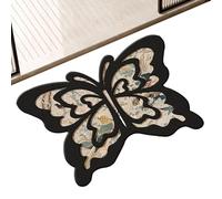 buterfly Bath Mat - Elegant Butterfly Bath Rugs | Colourful Bath Mat, Versatile Diatomaceous Earth Non-Slip Bathroom Rug, Quick Drying Bathtub for the Dorm, Hotel, Home, Beach