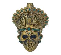 Butie Aztec Death Whistle, 125+ dB Human Scream Sound, Style-7 | Aztec Culture Sculpture For Halloween Decoration, Christmas & Birthday Gift, Outdoor Self-Defense, Easy To Use, Portable