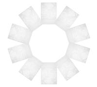 BUTIFULSIC 10pcs 20-Pocket Coin Storage Pages with 9-Hole PVC Sleeves for Coins and Medals, Universal Binder Compatibility, Maximum Transparency for Collection Display and Exchanges