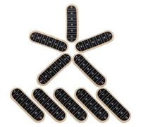 BUTIFULSIC 10pcs Adhesive Temperature Strip Thermometer Stickers for Fermentation Brewing Jars and Fish Tanks, Self-adhesive Color-changing Temperature Strips for Accurate Water and Glass