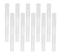 BUTIFULSIC 10pcs Nail Oil Pen Empty Refillable 5ml Plastic Twist Tubes with Brush Tip for Precise Application and Easy Replacement in Nail Care Routine