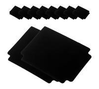 BUTIFULSIC 10pcs Plastic Card Dividers for Books and Cds, Oilproof and Easy to Clean PVC Index Dividers Suitable for Library and Classroom Use