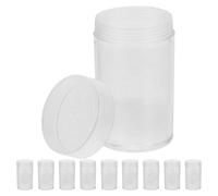 BUTIFULSIC 10pcs Plastic Coin Collection Boxes Coin Display Box 2.16x1.18x1.18in Sturdy Pp Material Not Easy to Deformation Practical Gift for Collectors