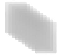 BUTIFULSIC 10pcs Plastic Placemats for Dining Table, Heat Resistant and Lay Flat Design, Sturdy Pp Material, for Dining and Kitchen Decor, Easy to Wipe Clean