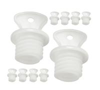 BUTIFULSIC 10pcs Rubber Hot Water Bag Stoppers Inner Diameter Leakproof Replacement Caps for Warm Water Bottles High Temperature Resistant Flexible Fit for Home and Travel Use