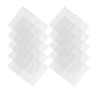 BUTIFULSIC 10Pcs Semi-Permeable Membrane Sheets 20X30Cm Lab Cellophane Film for Biology Experiments Educational Science Demonstration Kit for Middle and High School