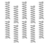 BUTIFULSIC 10pcs Stainless Steel Compression Springs Pen Wire Spring Metal Smooth Writing Experience Efficient Use Silver for Hobby Crafting and Home Repairs