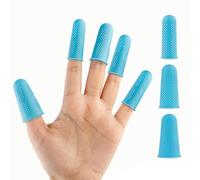 BUTIFULSIC 12Pcs Food-Grade Silicone Industrial Finger Covers, Heat-Proof Skidproof Finger Sleeves Set with 3 Sizes for Work Safety and Injury Protection