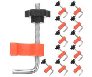 BUTIFULSIC 12pcs Quick Right Angle Clamps for Woodworking and Stone Slabs, Plastic Construction with Fine Tuning Capability, Stable Design for Granite Slab Seam Alignment and Diverse Tasks