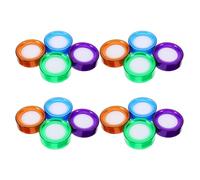 BUTIFULSIC 16 Pcs Finger Moistener Sponge Set with Case Currency Counting Finger Wetting Tool for Bank Tellers and Accountants Portable for Cash Handling in Office and Banking