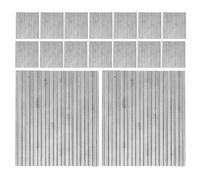 BUTIFULSIC 16pcs 1/35 Scale Model Building Roof Tiles Set, Corrugated Steel Sheet Miniature Shed Roofing Panels for Architectural Dioramas and DIY Fake Landscape Accessories