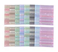 BUTIFULSIC 16pcs Bible Card Stickers Inspirational Design PVC Waterproof Sticker Uplift Your Spirit Creative Expression Assorted Colour Decorative Bible Study Accessories for Journaling