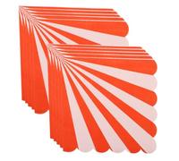 BUTIFULSIC 16pcs Disposable Paper Napkins Scalloped Edge for Wedding Party and Events, Stylish Design, Portable Packaging, Prevents Cross-Contamination, for Outdoor Celebrations