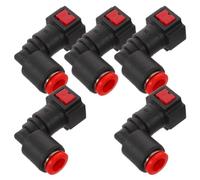 BUTIFULSIC 1set Quick Connect Hose Coupling for Urea Pump Plastic Elbow Joint with Easy Installation and Good Durability Suitable for Truck Fluid Replacement and Vehicle Fluid Systems 5pcs