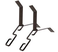 BUTIFULSIC 2 Set Rain Chain Hook Rain Chain Adapter for House Gutters Dark Brown Iron V Shape Gutter Installation Hook Collects Water Beautifies Your Home