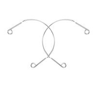 BUTIFULSIC 2 Sets Billiard Pockets Replacement Kit for Pool Table Corners with Aluminum Alloy Holders, Quick and Easy Installation, Universal Compatibility for Indoor Game Room Use