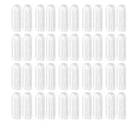BUTIFULSIC 20 Pairs Soft Silicone Eyeglass Nose Pads Non-Slip Push-In Cushions for Metal and Plastic Frames Universal Fit Glasses Nose Bridge Pads for Comfortable Eyewear Replacement