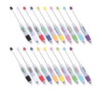 BUTIFULSIC 20pcs DIY Multi-colored Ballpoint Pen Set 5.79x0.59x0.59in Portable Doodling 4 in 1 Cute Cartoon Pens for School Random Color