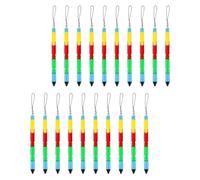 BUTIFULSIC 20pcs Foldable Plastic Ballpoint Pens Smooth Writing School Supply Creative Pens for Teachers and Students Classroom Prizes and Class Prizes