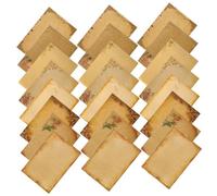 BUTIFULSIC 24 Sheets Vintage Letter Writing Paper Retro Kraft Paper Stationery for Thank You Notes Poems Invitations Calligraphy Practice Decorative