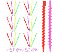 BUTIFULSIC 26Pcs Spiral Perm Rods for Short Hair 15Cm Curlers Set with 26 Small Screw Curlers for Women’S Perm Styling
