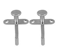 BUTIFULSIC 2pcs Bed Spring Latches Metal Plunger Lock for Cot Fastening Fittings Adjustable Bed Raising Secure Accessories for Crib