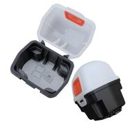 BUTIFULSIC 2pcs Camping Light Holder Protective Carrying Case Gear Box Multifunctional Design Sturdy Plastic Organizing Headlamps and Camping Lights Outdoor Adventures On-the-go Use